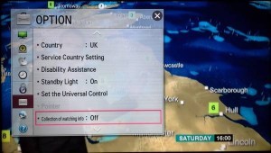 LG options screen. Source: DoctorBeet