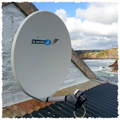 fibreglass satellite dish pembrokeshire
